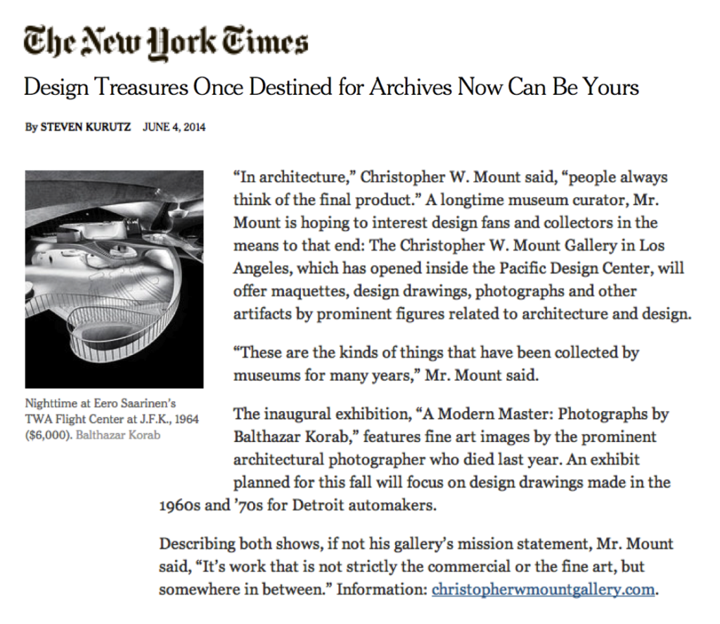 designLAb.ChristopherMountGallery.NY TImes